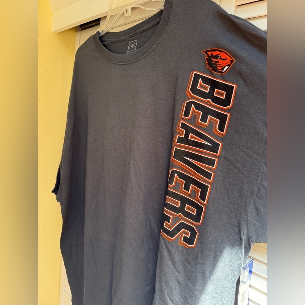 Pro edge Men’s sz 4XL Gray Beavers Graphic T-Shirt OREGON STATE BEAVERS NEW